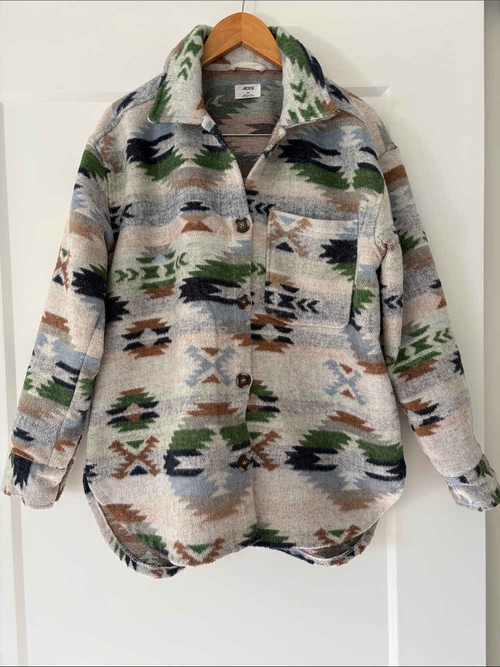 Oversized Soft Knit Shacket by Ardene